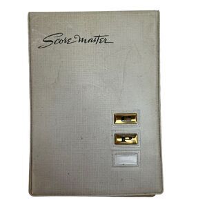 Vintage Score Master Bridge Canasta Pinochle Gin Rummy Paper Pad Playing Cards